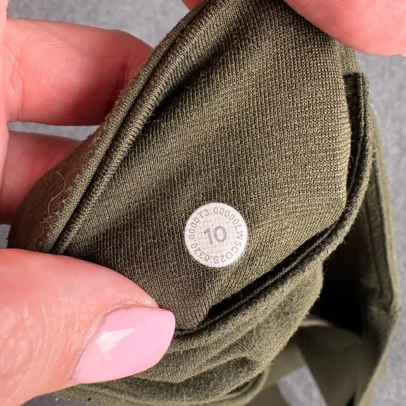 Lululemon Align High Rise Joggers Olive Green Size 10 - Picture 3 of 9